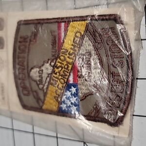 OPERATION‎ MISSION ACCOMPLISHED DESERT STORM  Embroidered Patch, NWOT
